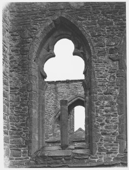 Beauly Priory, Details of Twisted Mullions in Pair of Windows in North Wall of Choir