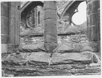 Beauly Priory, Details of Twisted Mullions in Pair of Windows in North Wall of Choir