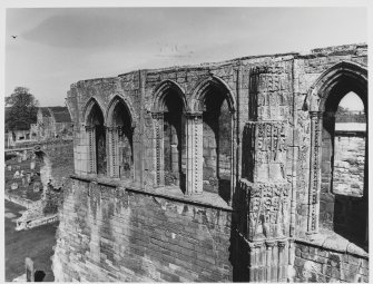 Elgin Cathedral Progress of Work of East Elevation AM/ARCH DH 13.5.82