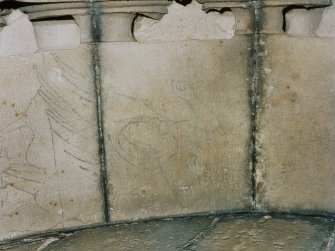 Elgin Cathedral Effigy Arch Underside Details CH 22.4.99