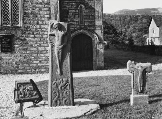 Kilmartin Crosses Kilmartin Churchard Argyll general views