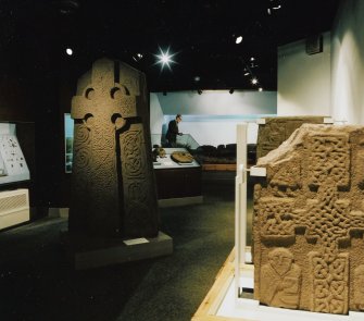 Meffan Institute, Forfar, Various stones in display