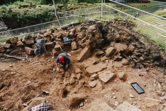 Cadzow Castle, HS Staff Visit and Excavation Progress