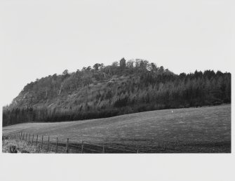 Fatlips Castle, Roxburghshire.  General Views (1981 E.Tabraham)