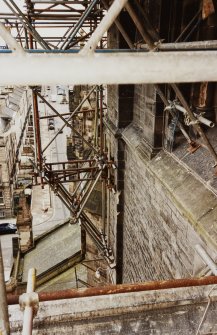 Scaffolding at St Mary's Cathedral, Edinburgh DoH 18/8/01