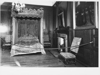 Palace of Holyrood House Historical Apts. Arrangement of Furniture as Existing