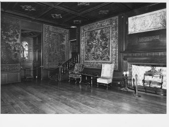 Palace of Holyrood House Historical Apts. Arrangement of Furniture as Existing