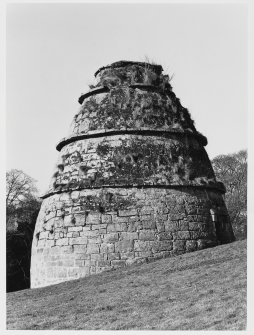 Aberdour Castle, Views of Dovecot before and after treatment