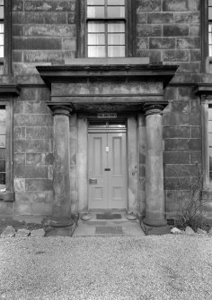 View of front door to St John's Rectory, 11 Grange Road, Alloa.