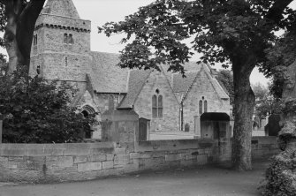 View of Aberlady Parish Church from south.
