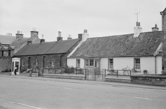 View of High Street, Aberlady, from north, including Merrilees cottage.