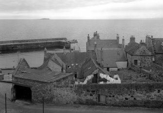 General view of the harbour, Cellardyke, from north.