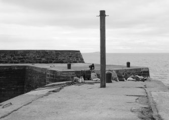 Detail of harbour wall, Cellardyke.
