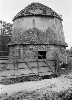 General view of Congalton Gardens dovecot.