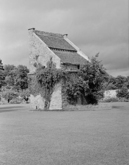 General view of Pilmuir House dovecot from south west.