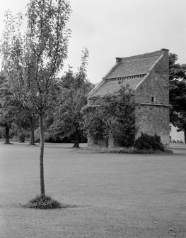 General view of Pilmuir House dovecot from south east.