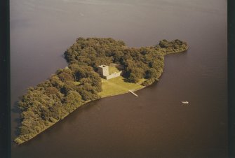 Loch Leven Castle.  Aerial Views 5x4" Trans