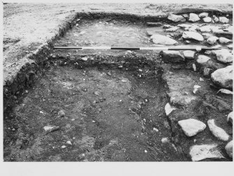 Lochmaben Castle, Dumfriesshire.  Excavation