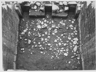Lochmaben Castle, Dumfriesshire.  Excavation