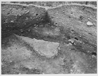 Lochmaben Castle.  Excavation