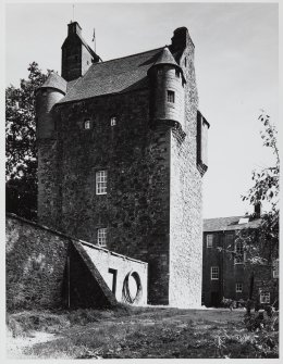 Amisfield Tower, Exteriors and Interior Details (of Frieze before Restoration)