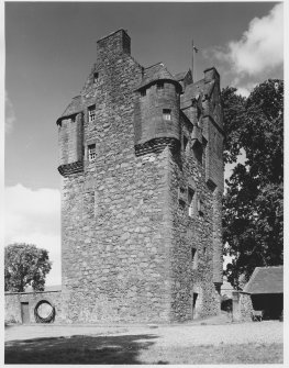 Amisfield Tower, Exteriors and Interior Details (of Frieze before Restoration)