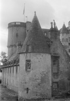 Detail of turret, Castle Fraser.