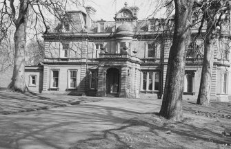 View of west elevation of Mayfield House.