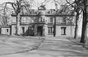 View of west elevation of Mayfield House.