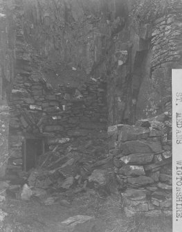 St Medan's Chapel + Cave.  Mall of Galloway, Wigtownshire.  Exteriors (No 2 Neg Broken)