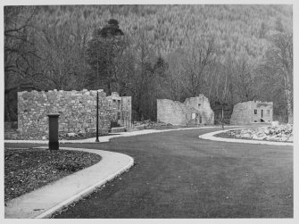 Taymouth Castle, Civil Defence, Perthshire.  General Views