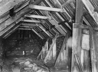 Arnol Black House, Isle of Lewis.  Repair of Roof