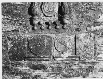 Keith cemetery Banffshire The Sacrement Stones in Wall