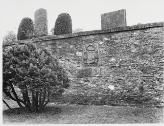 Keith cemetery Banffshire The Sacrement Stones in Wall