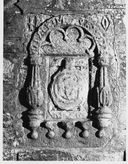 Keith cemetery Banffshire The Sacrement Stones in Wall