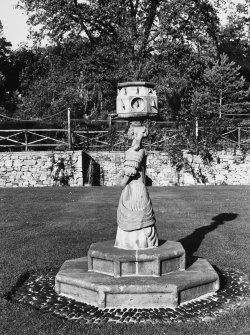 Lennoxlove Sundial Head at Stenhouse mansion