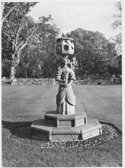 Lennoxlove Sundial Head at Stenhouse mansion