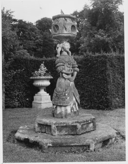 Lennoxlove Sundial Head at Stenhouse mansion