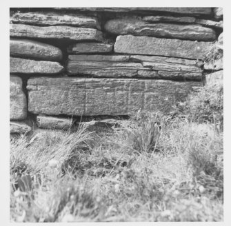 Broch of Birsay, Incised Crosses on Building Stone (Small)