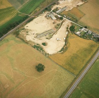 Oblique aerial view