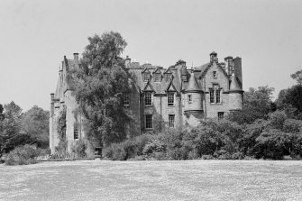 General view of Carberry Tower from south.