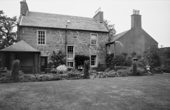 General view of Barns House and garden, Ayr, from south east.