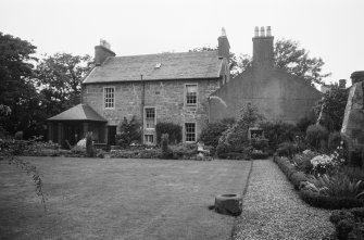 General view of Barns House and garden, Ayr, from east.