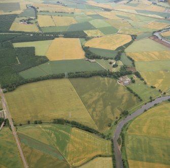 Oblique aerial view