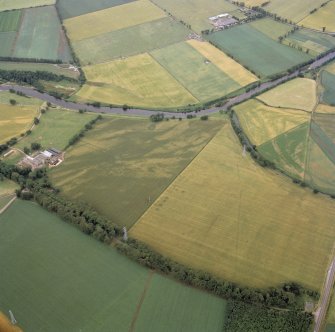 Oblique aerial view