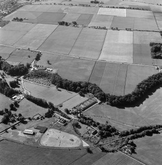 Oblique aerial view