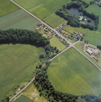 Oblique aerial view