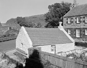 View of Waterside cottage, Burnside, St Monance, from south west.