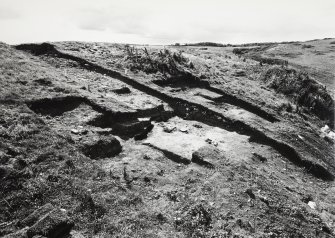 Fort Cullykhan, Gambrie, Banffshire Entrance Excavation From Scaffold