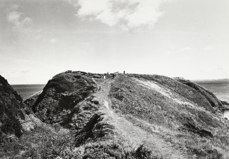 Fort Cullykhan, Gambrie, Banffshire Entrance Excavation From Scaffold